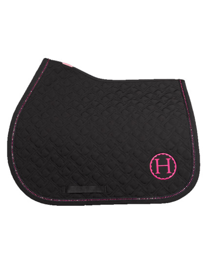 Tapis de selle Saphir poney Octobre Rose Harcour