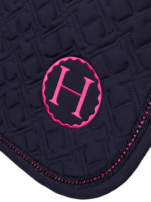 Tapis de selle Saphir poney Octobre Rose Harcour