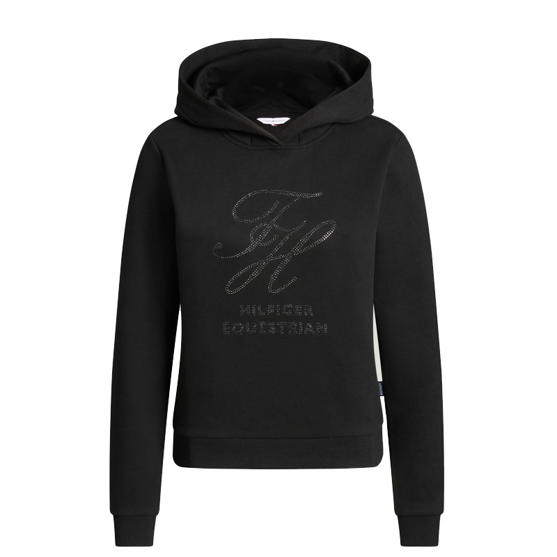 Sweat à capuche Estelle Rhinestone FW26 Tommy Hilfiger Equestrian