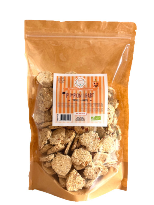 Biscuits Halloween Citrouille Carotte 500g Happy Crackers
