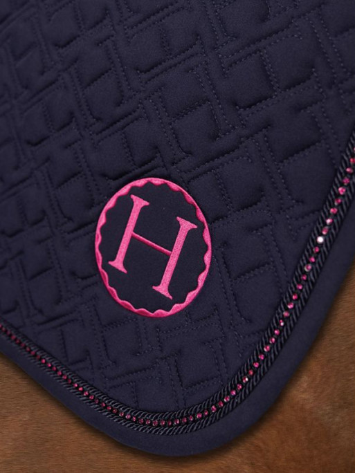 Tapis de selle Saphir  Dressage Octobre Rose Harcour