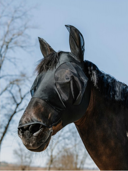 Masque anti-mouches anti-UV Lycra+Nez Equi-Thème