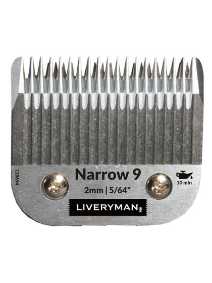 Peigne Narrow 9-2mm Liveryman
