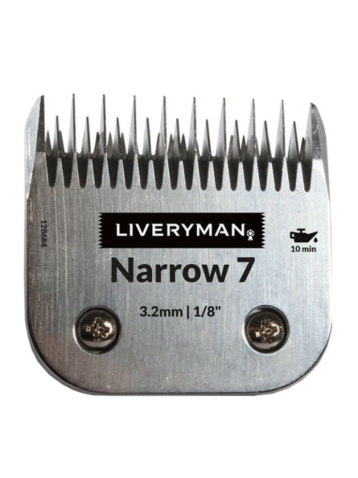 Peigne Narrow Skip Tooth 7-3.2mm Liveryman
