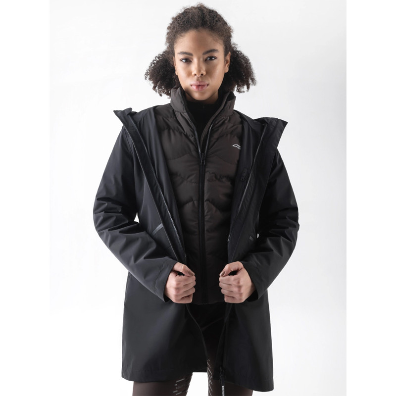 Veste longue imperméable 3-en-1 Eqcetra FW26 Equiline