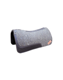 TAPIS DE SELLE WESTERN en laine avec fond en feutre