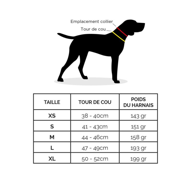 Harnais Canicross X-Back One I-Dog OrangeHarnais Canicross X-Back One I-Dog Orange