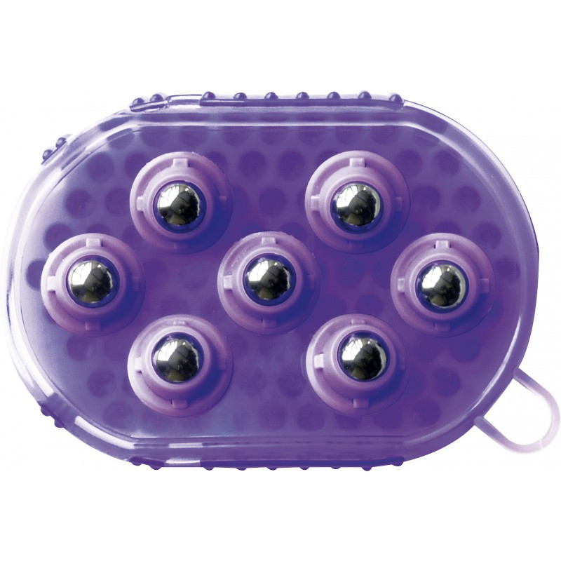 Gant double face étrille et massage