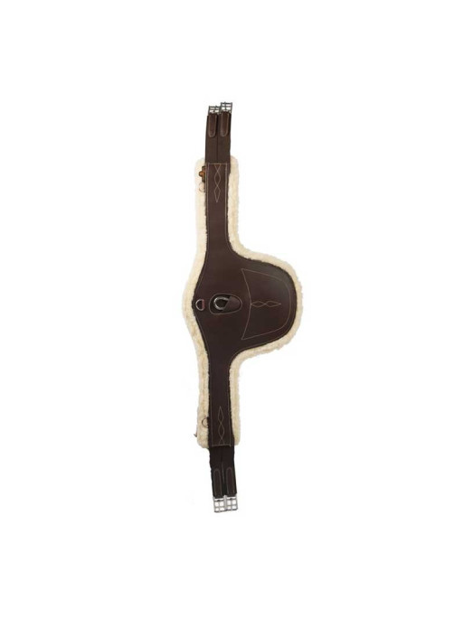 Sangle bavette en cuir et mouton Kentucky Sangle bavette en cuir et mouton Kentucky