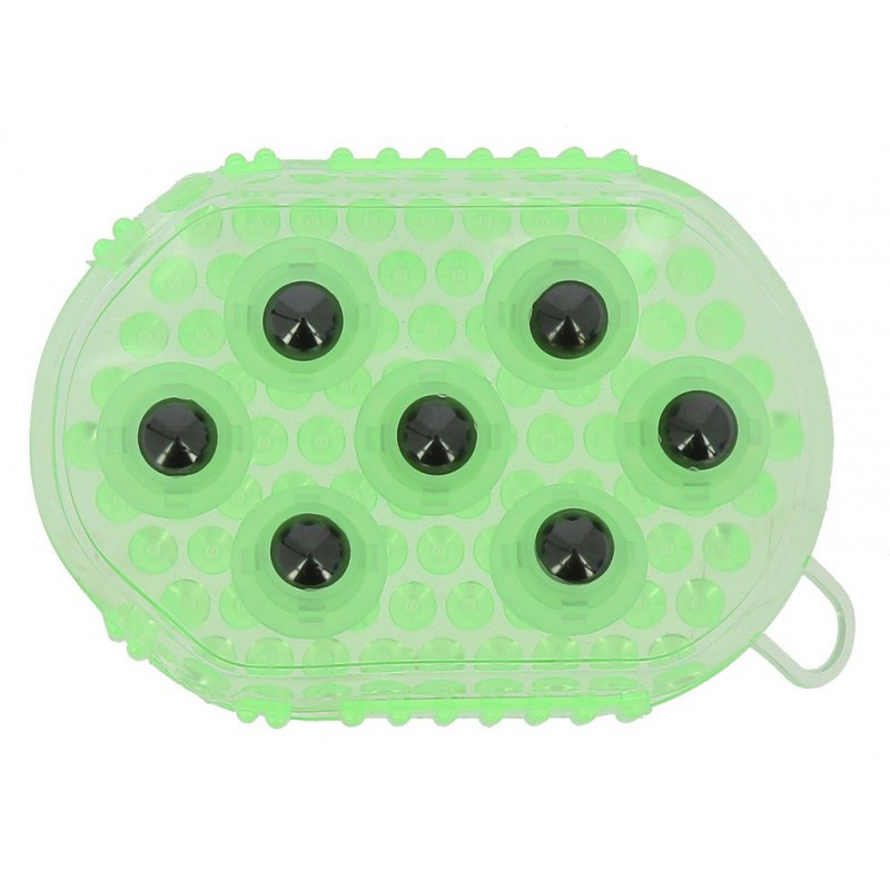 Gant double face étrille et massage