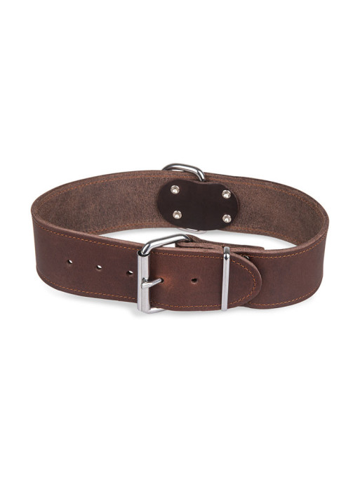 Collier Large Cuir huilé 65cmX55mm XL Vadigran Collier Large Cuir huilé 65cmX55mm XL Vadigran