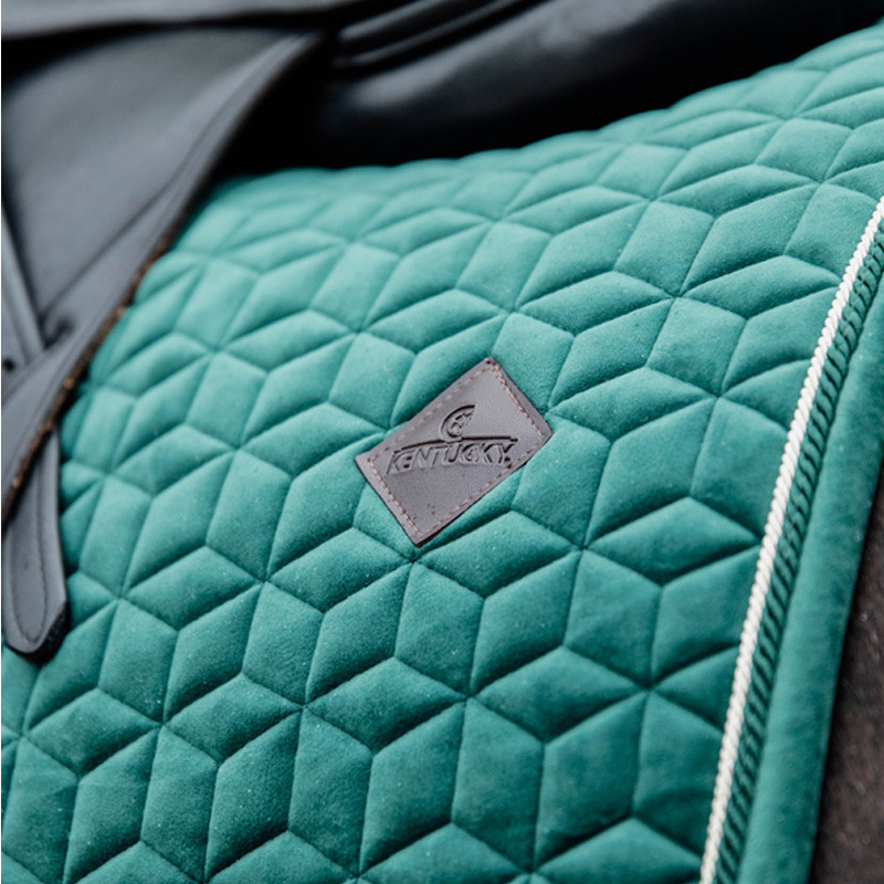 Tapis de selle Velvet Dressage Emeraude Kentucky