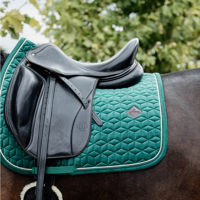 Tapis de selle Velvet Dressage Emeraude Kentucky