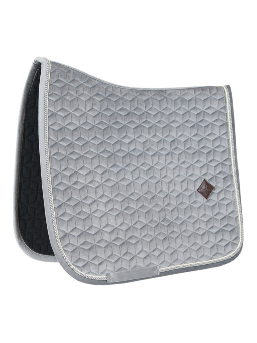 Tapis de selle Basic Velvet Dressage bleu marine Kentucky Tapis de selle Basic Velvet Dressage bleu marine Kentucky