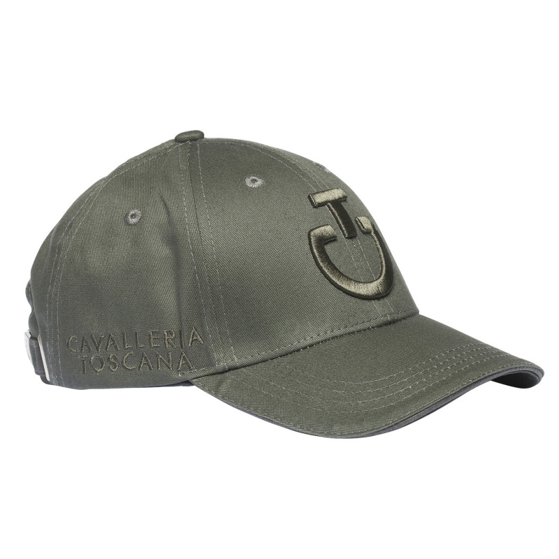 Casquette Logo Coton Cavalleria Toscana bleu marine