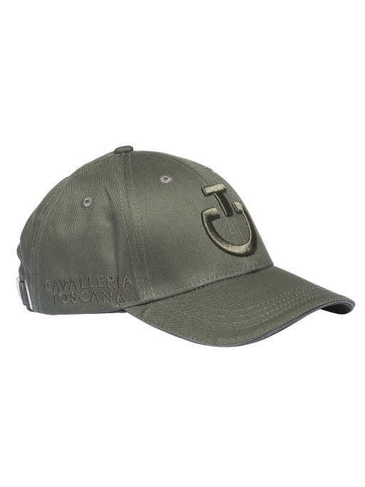 Casquette Logo Coton Cavalleria Toscana bleu marine