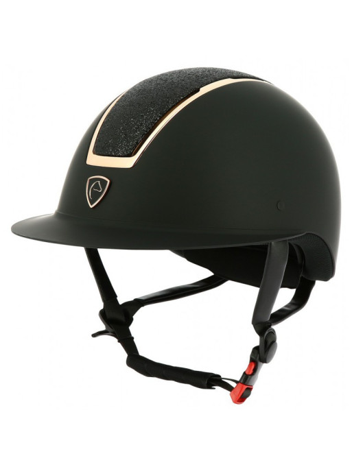 Casque Glint Mat noir Equithème Casque Glint Mat noir Equithème