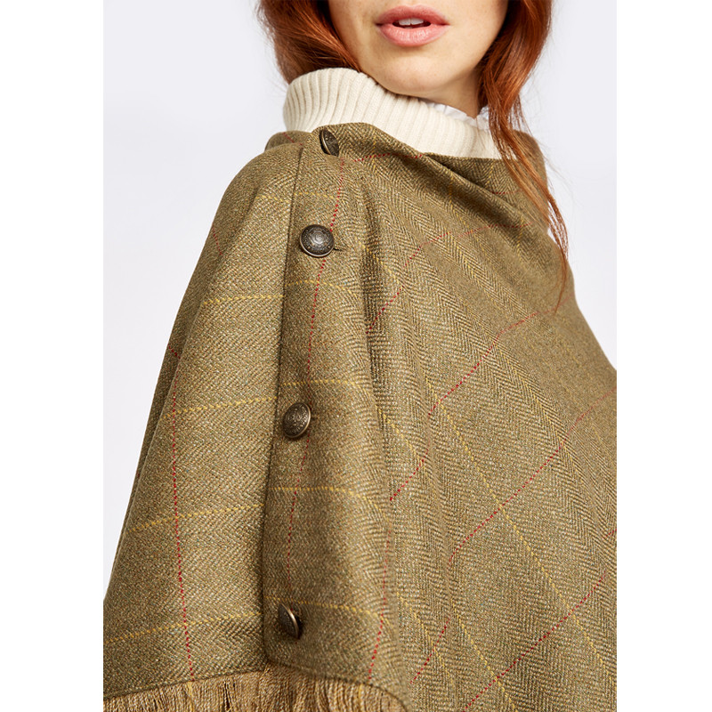 Poncho en tweed Hazelwood Dubarry