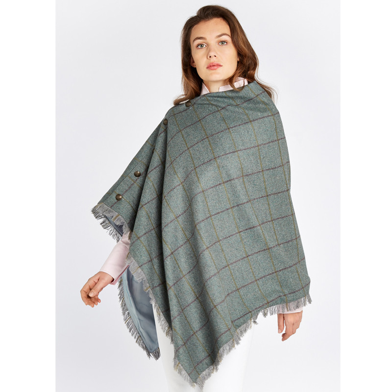 Poncho en tweed Hazelwood Dubarry