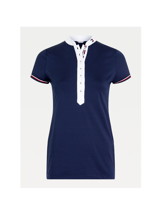 Polo de concours à manches courtes femme Tommy Hilfiger Equestrian Polo de concours à manches courtes femme Tommy Hilfiger Equestrian