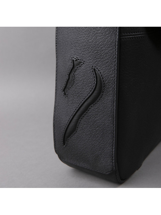 Sac besace en cuir Milano Antarès