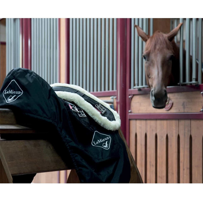 Sangle Integrated Web Dressage Girth Wool LeMieux