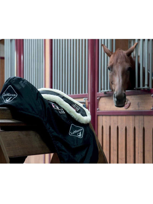 Sangle Integrated Web Dressage Girth Wool LeMieux