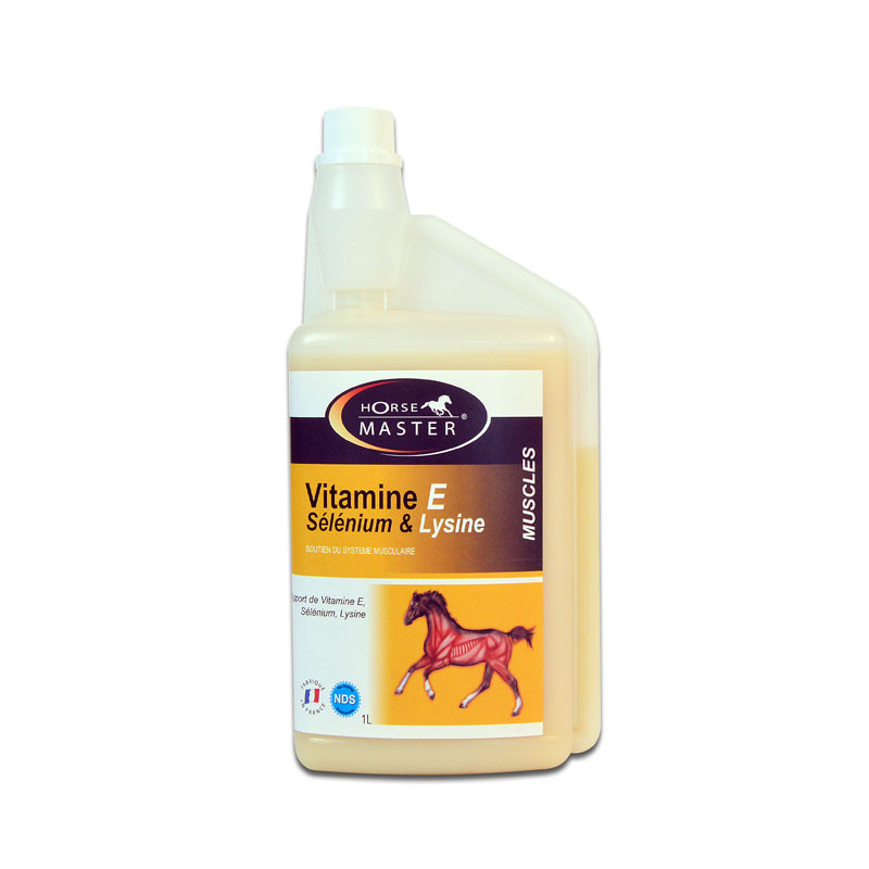 Vitamine E Sélénium & Lysine liquide 1L Horse Master