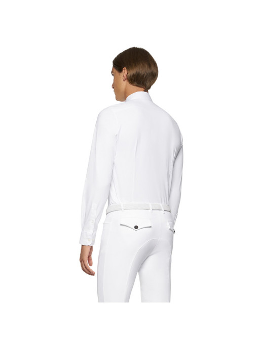 Chemise de concours boutonnée manches longues Cavalleria Toscana Chemise de concours boutonnée manches longues Cavalleria Toscana