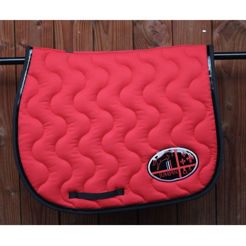 Tapis Jumpad Ecusson Jump'In Rouge et vernis noir 1