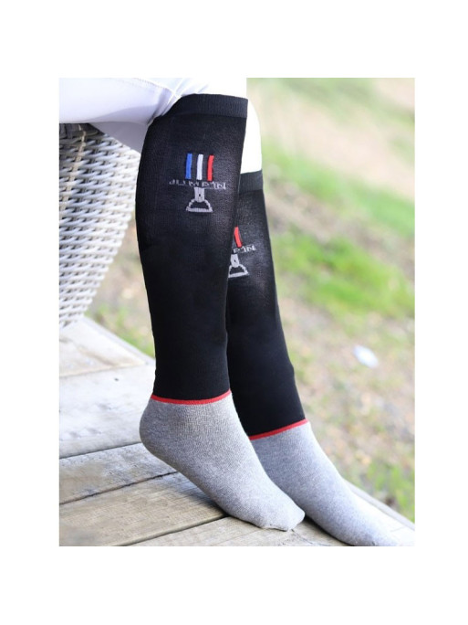 Chaussettes France femme Jump'In noires