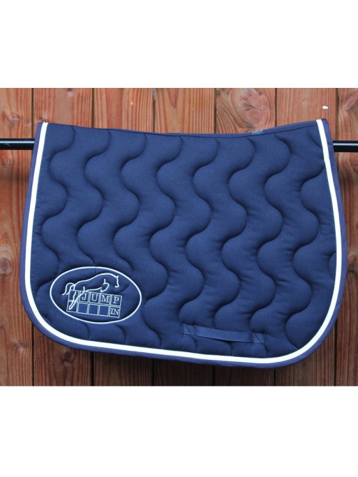 Tapis Jumpad Ecusson Jump'In Marine et blanc 2