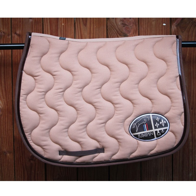 Tapis Jumpad Ecusson Jump'In Beige et choco 1