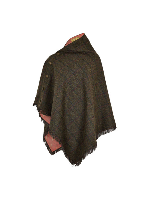 Poncho en tweed Hazelwood Dubarry marron foncé 1 Poncho en tweed Hazelwood Dubarry marron foncé 1