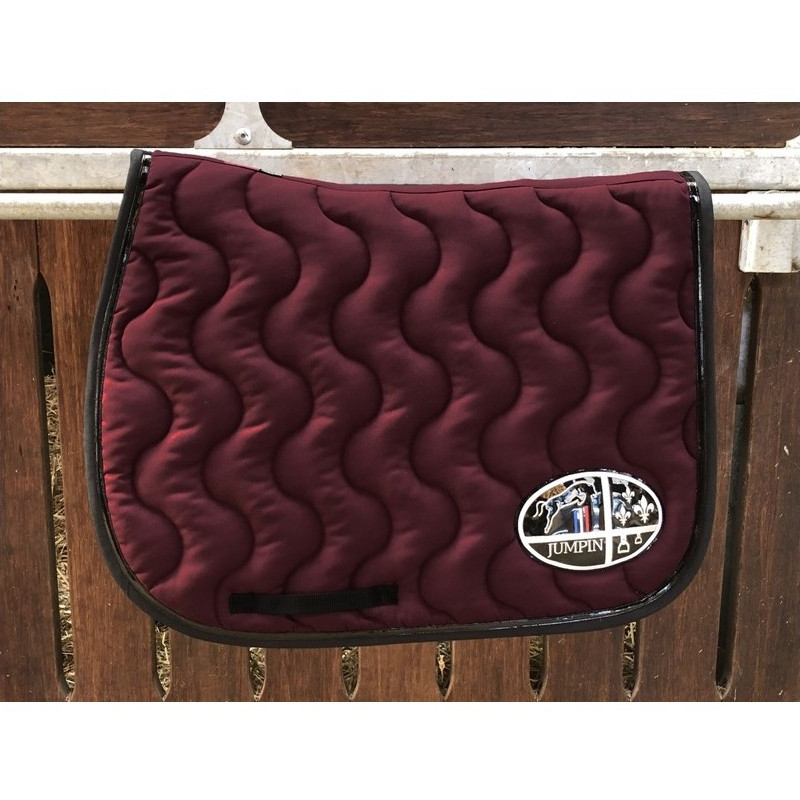 Tapis Jumpad Ecusson Jump'In Prune et noir 1