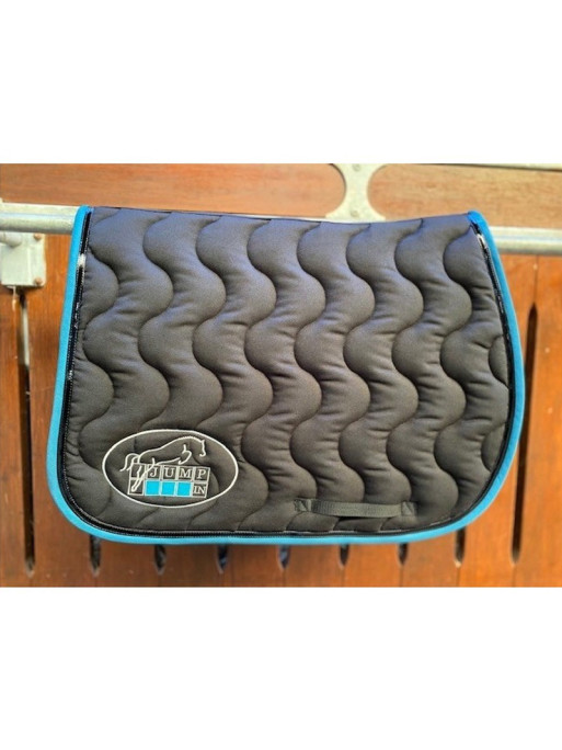Tapis Jumpad Ecusson Jump'In noir / bleu canard 2 Tapis Jumpad Ecusson Jump'In noir / bleu canard 2