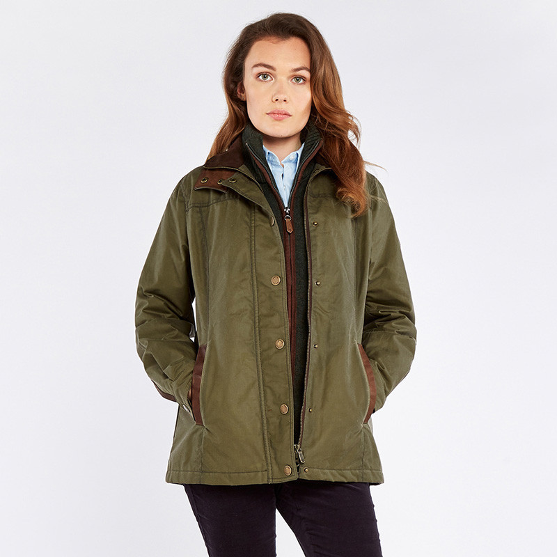 Veste en coton ciré Mountrath Dubarry