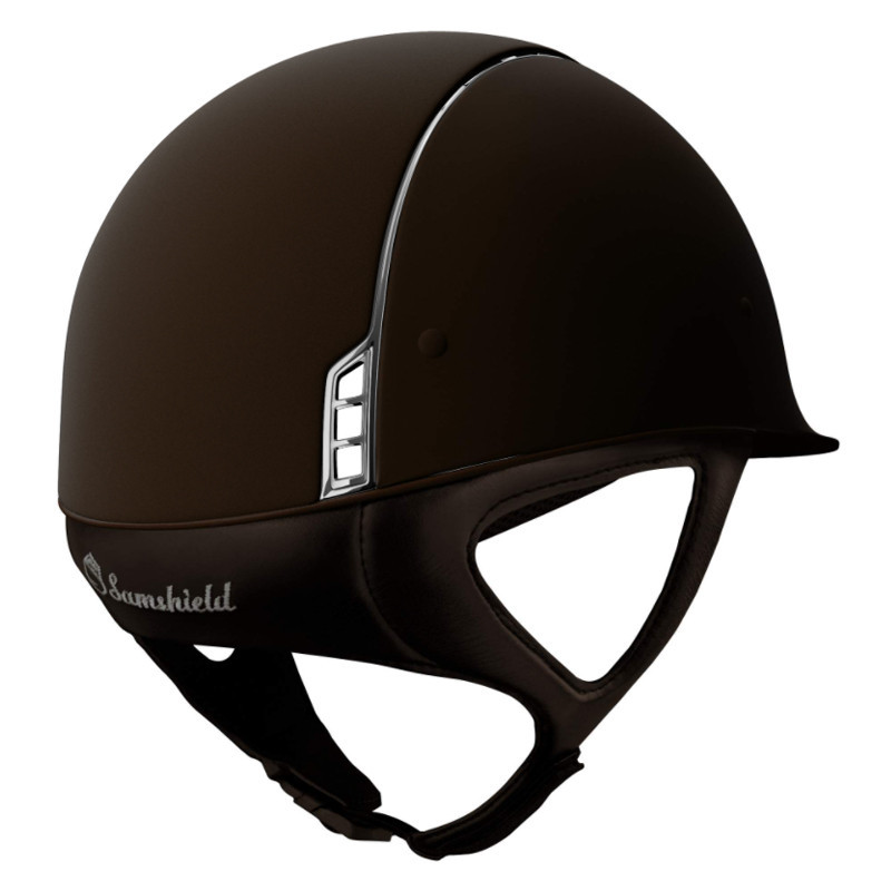 Casque Shadowmatt 5 cristaux swarovski marron arrière