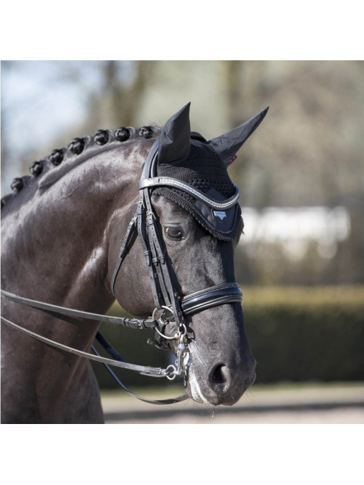 Bonnet cheval Loire Satin Lemieux noir 1 Bonnet cheval Loire Satin Lemieux noir 1