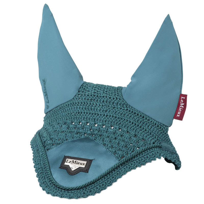 Bonnet cheval Loire Satin Lemieux turquoise