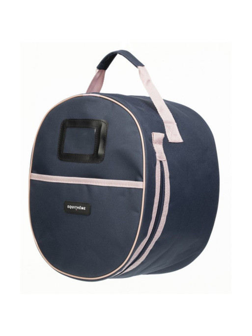 Sac à bombe Equithème marine et rose Sac à bombe Equithème marine et rose