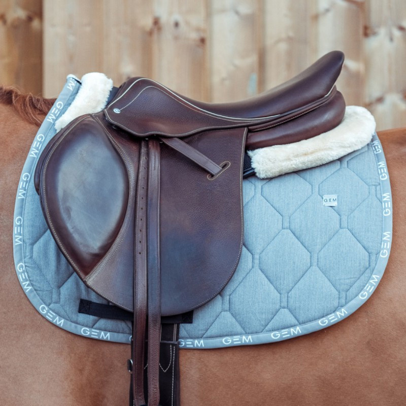 Tapis de selle Love GEM Obstacle GEM gris
