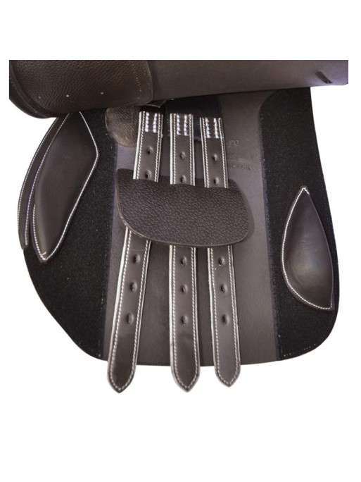 Selle mixte Lyon Privilège marron sangle Selle mixte Lyon Privilège marron sangle