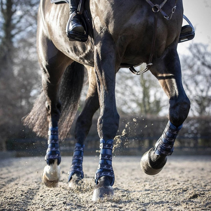 Guêtres Ultra Mesh Snug Boot Postérieurs LeMieux marine ambiance