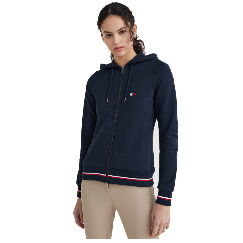 Veste sweat à fermeture éclair Tommy Hilfiger Equestrian marine 1