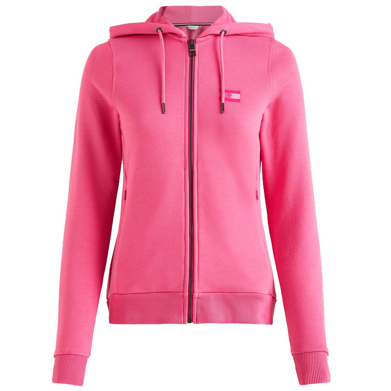 Veste à fermeture éclair Hoody Tommy Hilfiger Equestrian rose