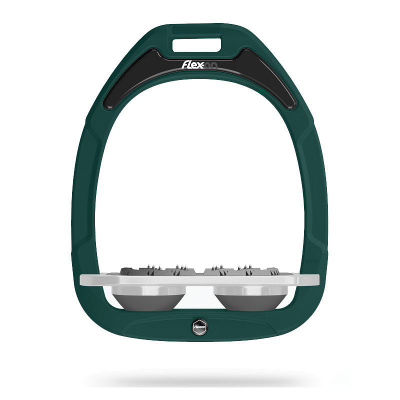 Etriers Green Composite 2 Plat Ultra-Gripp Flex-On cadre vert anglais