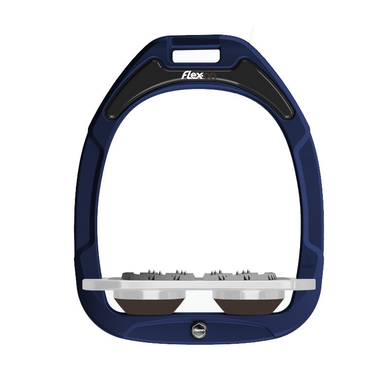 Etriers Green Composite 2 Plat Ultra-Gripp Flex-On cadre bleu marine