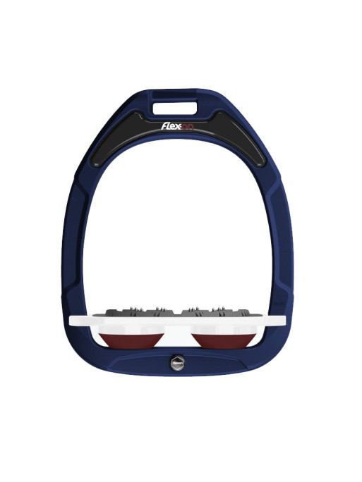 Etriers Green Composite 2 Plat Ultra-Gripp Flex-On cadre bleu marine