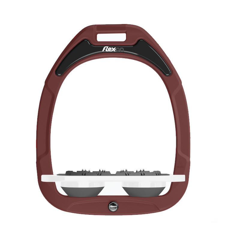 Etriers Green Composite 2 Plat Ultra-Gripp Flex-On cadre bordeaux
